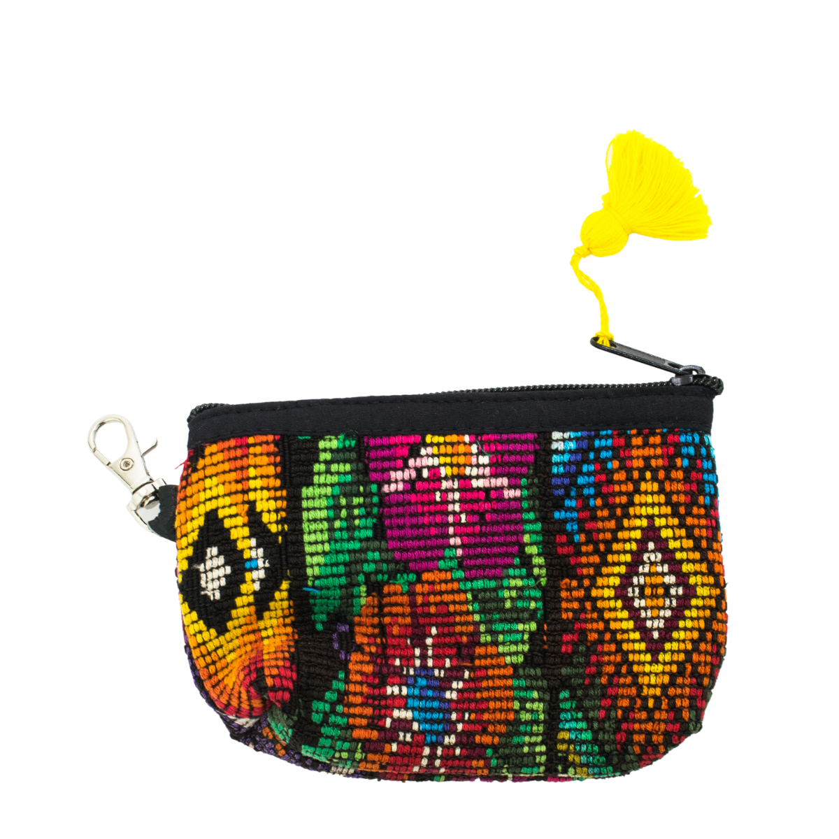 Leti Upcycled Huipil Coin Purse - Guatemala Bags La Vie Bien Leti Upcycled Huipil Coin Purse - Guatemala