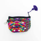 Leti Upcycled Huipil Coin Purse - Guatemala Bags La Vie Bien Leti Upcycled Huipil Coin Purse - Guatemala