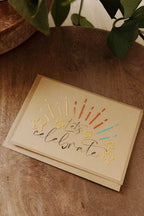 Let's Celebrate Greeting Card by Rosies Boutique Haiti