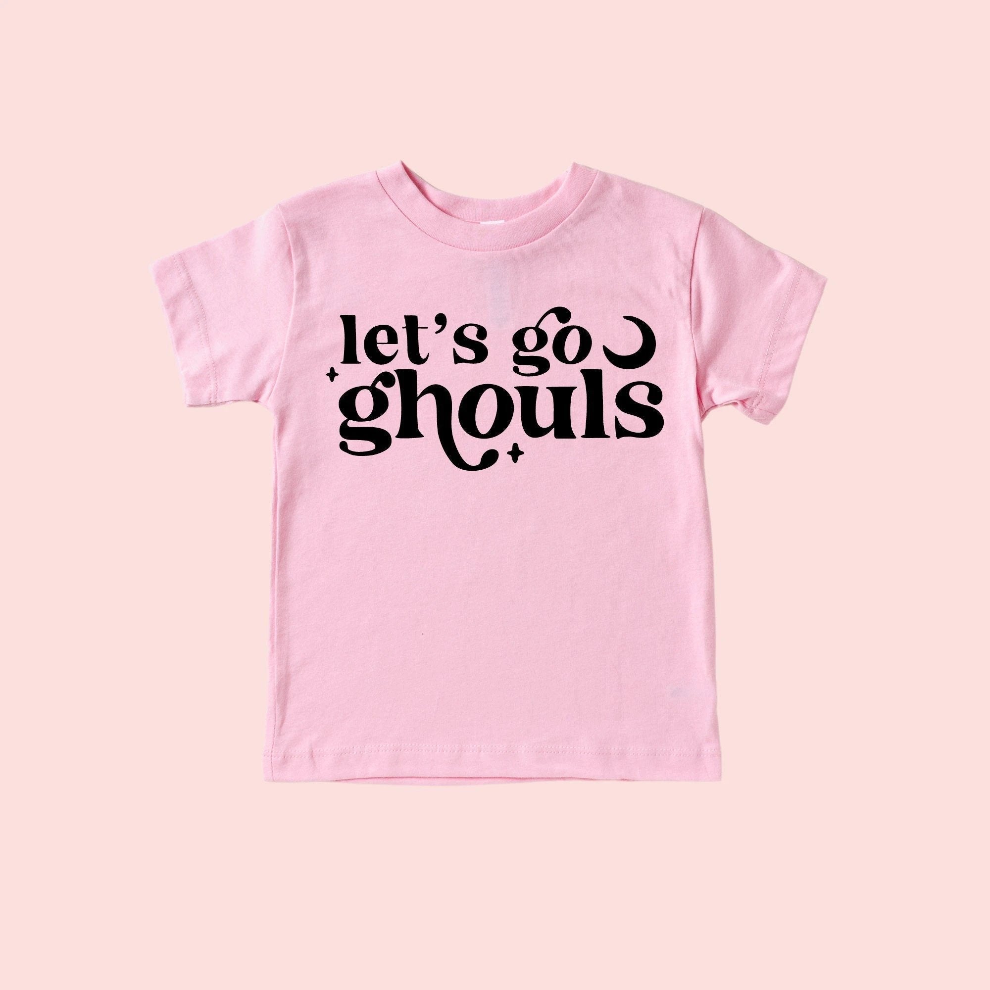 Let's go Ghouls toddler and youth tee shirt, Halloween collection by Benny and Ray Apparel