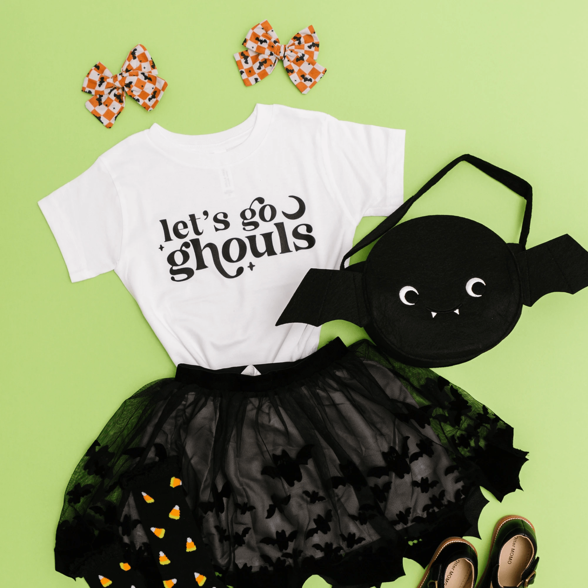 Let's go Ghouls toddler and youth tee shirt, Halloween collection by Benny and Ray Apparel
