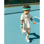 Let's Play Kids Retro Ringer T-Shirt by Polished Prints