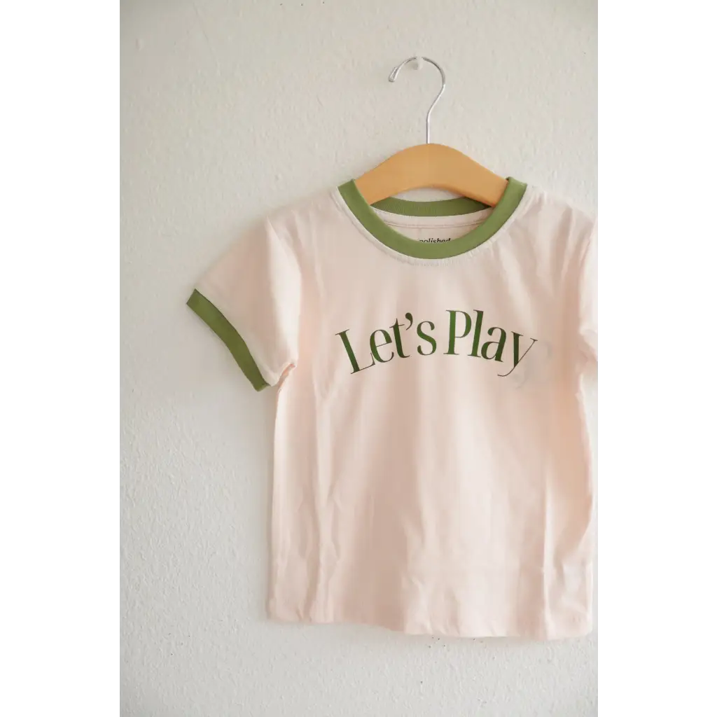 Let's Play Kids Retro Ringer T-Shirt