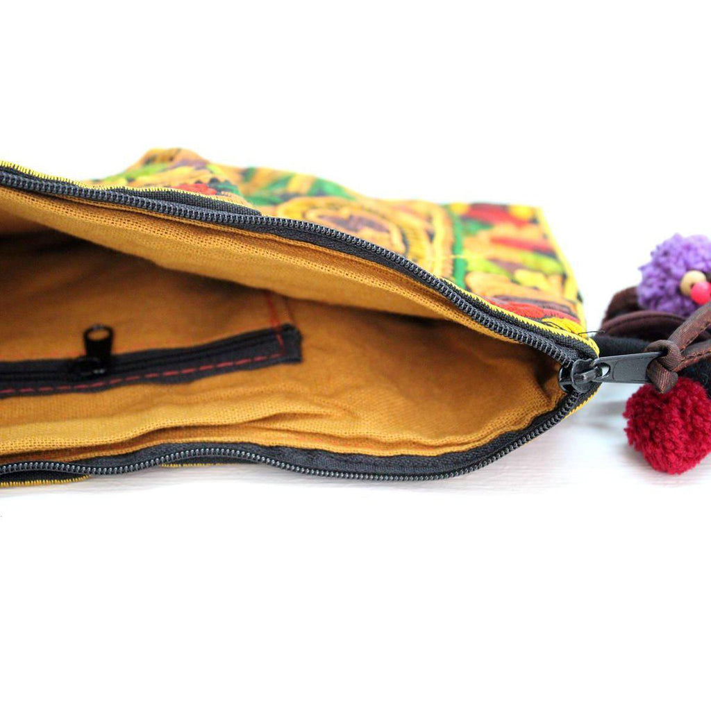 Leyla Embroidered Crossbody Hmong Purse - Thailand Bags La Vie Bien Leyla Embroidered Crossbody Hmong Purse - Thailand