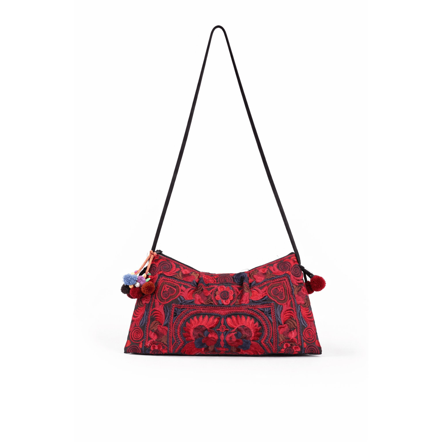 Leyla Embroidered Crossbody Hmong Purse - Thailand Bags La Vie Bien Leyla Embroidered Crossbody Hmong Purse - Thailand