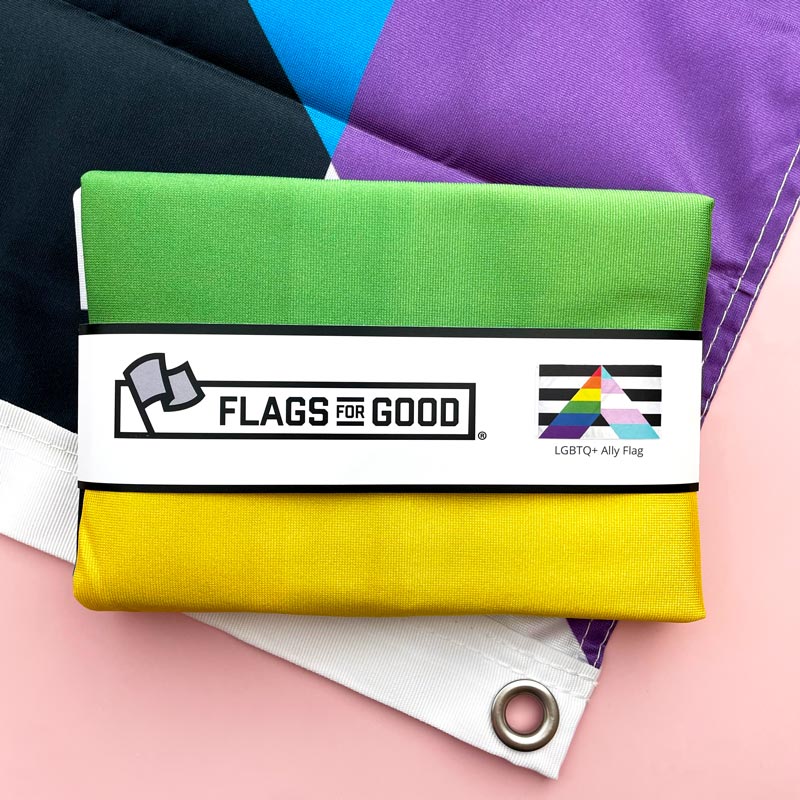 LGBTQ Ally Flag Flag La Vie Bien LGBTQ Ally Flag