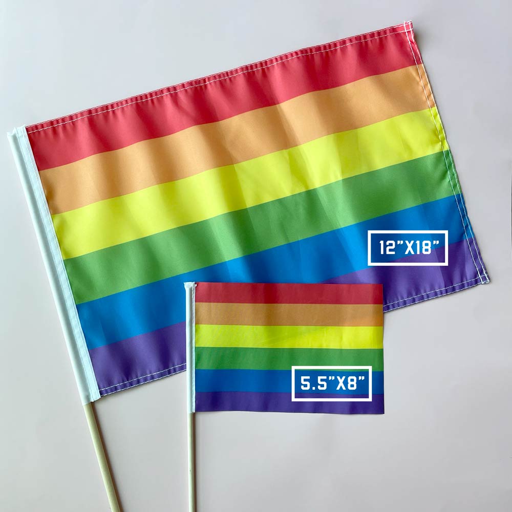 LGBTQ+ Pride Flag Party Mix Bundle Hand Flags La Vie Bien LGBTQ+ Pride Flag Party Mix Bundle