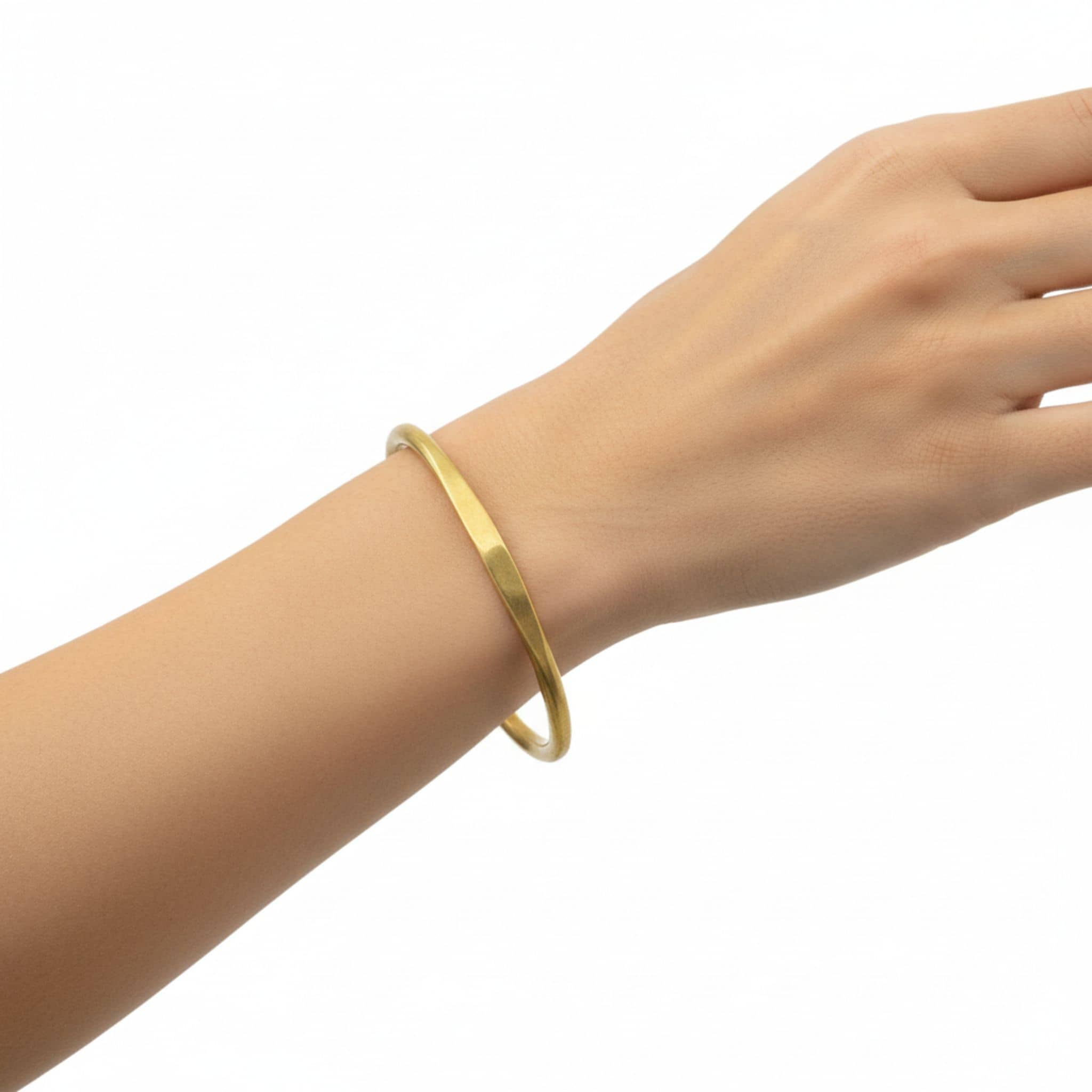 Lia Adjustable Brass Open Cuff Bracelet Bracelets La Vie Bien Lia Adjustable Brass Open Cuff Bracelet