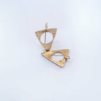 Lia Handmade Triangular Hollow Earrings Earrings La Vie Bien Lia Handmade Triangular Hollow Earrings