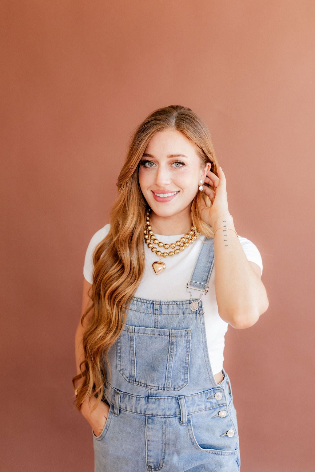 Libby Drop Statement Earrings - 2 Pearl