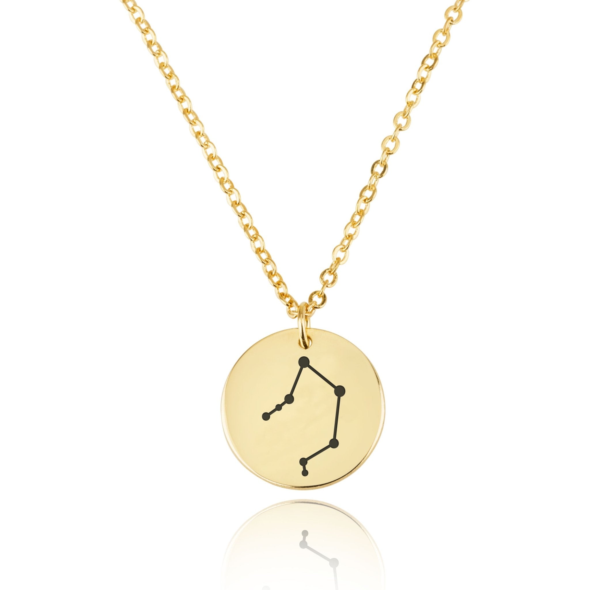 Libra Celestial Constellation Disk Necklace La Vie Bien Libra Celestial Constellation Disk Necklace