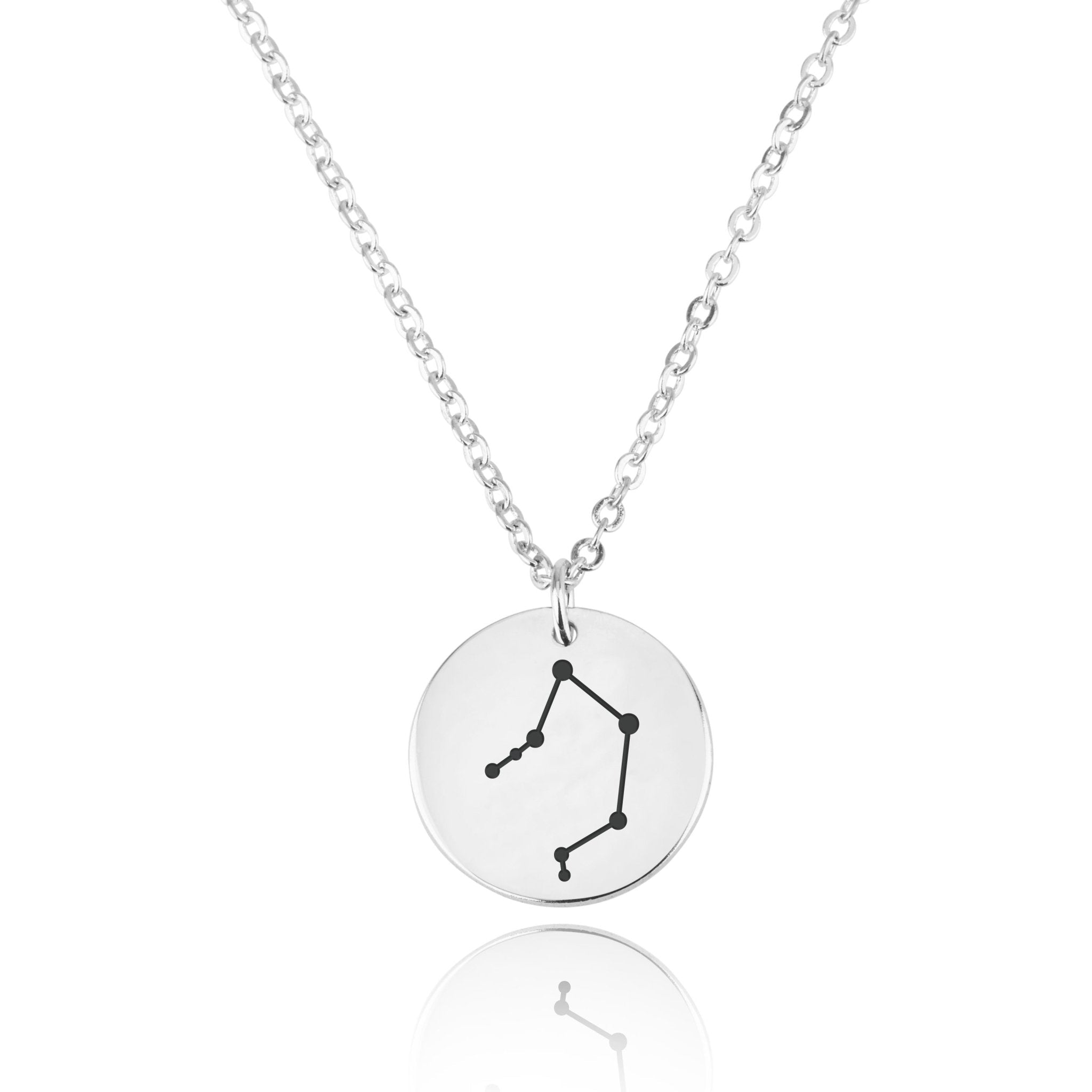 Libra Celestial Constellation Disk Necklace La Vie Bien Libra Celestial Constellation Disk Necklace