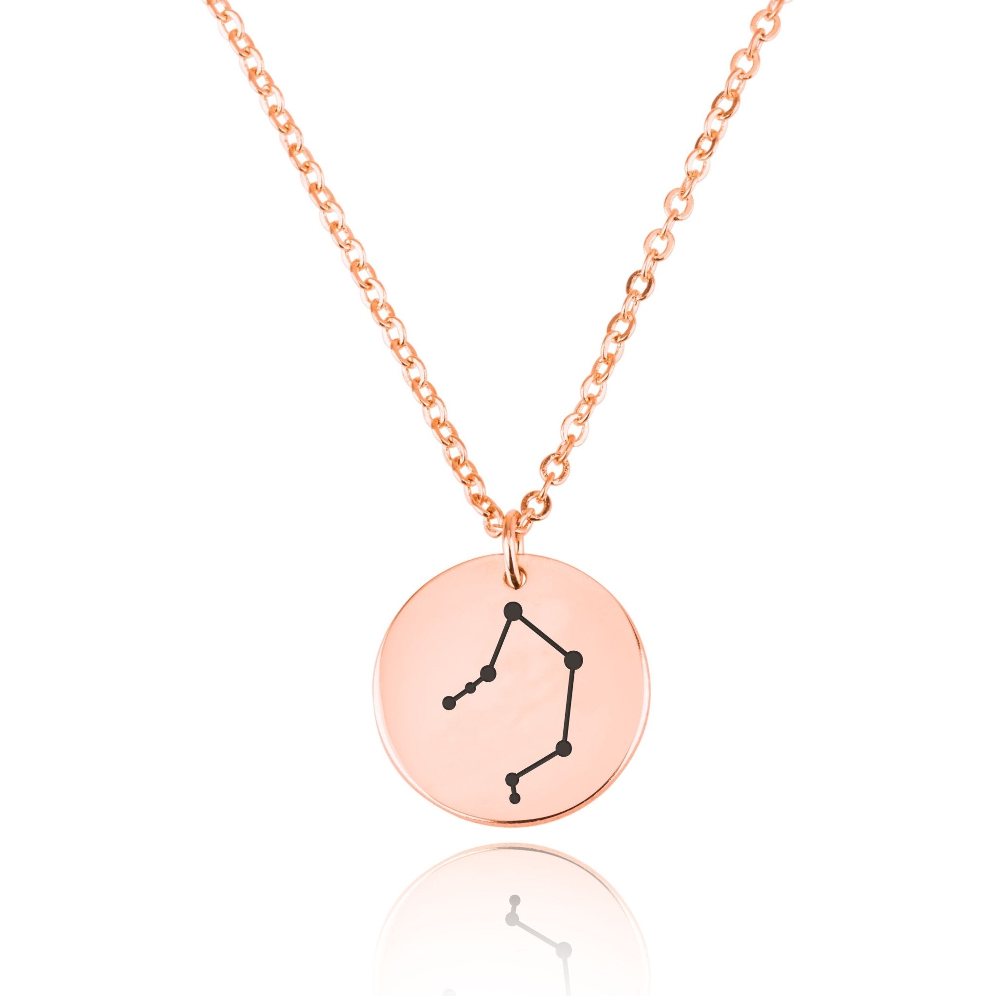 Libra Celestial Constellation Disk Necklace La Vie Bien Libra Celestial Constellation Disk Necklace