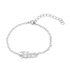 Libra Script Bracelet La Vie Bien Libra Script Bracelet