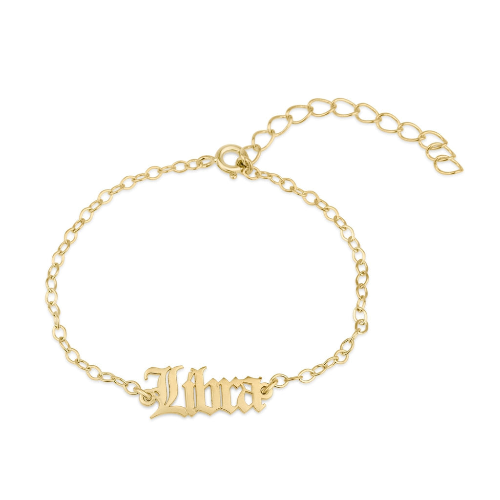 Libra Script Bracelet La Vie Bien Libra Script Bracelet