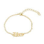 Libra Script Bracelet La Vie Bien Libra Script Bracelet
