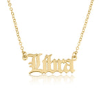 Libra Script Necklace La Vie Bien Libra Script Necklace