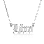 Libra Script Necklace La Vie Bien Libra Script Necklace