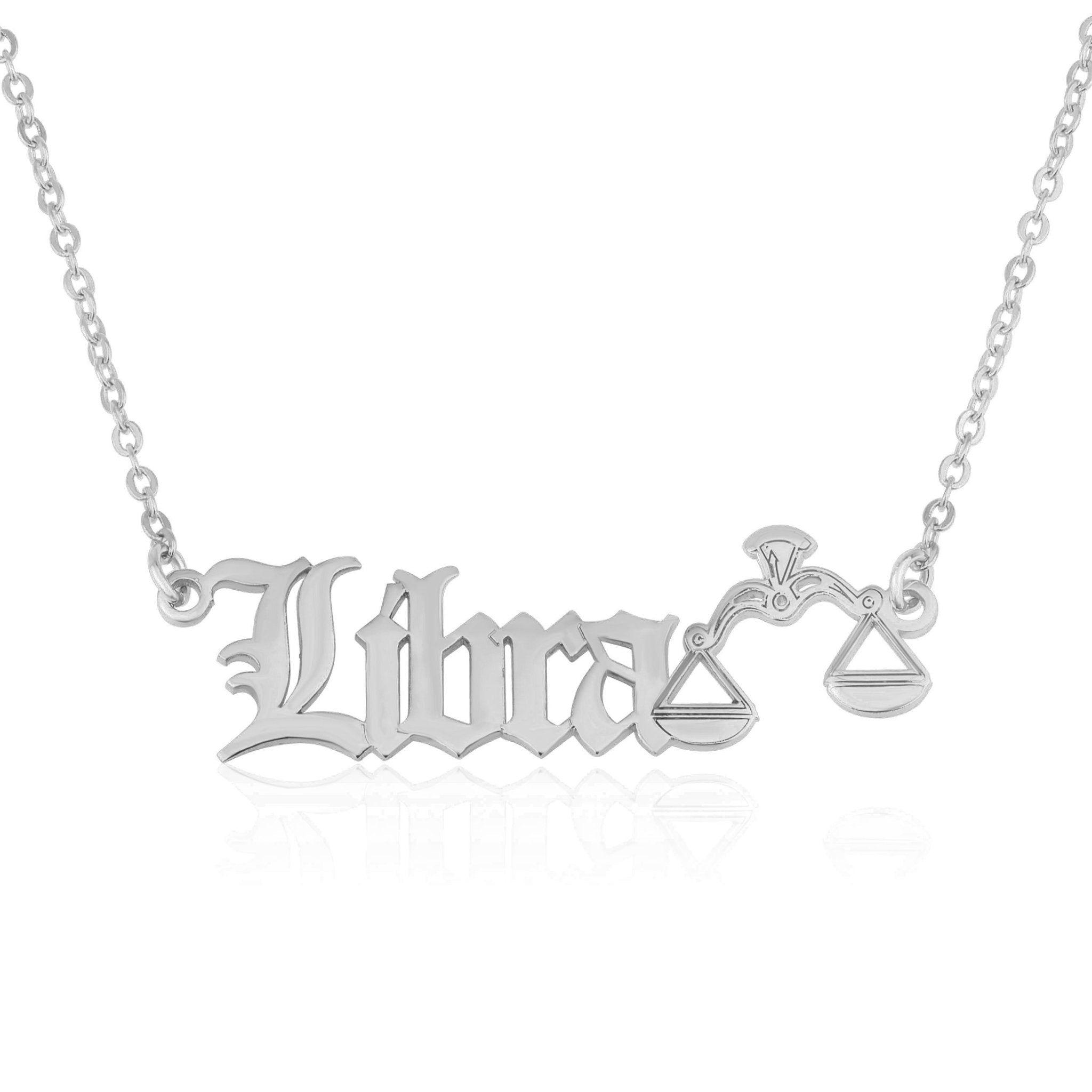 Libra Symbol Necklace La Vie Bien Libra Symbol Necklace