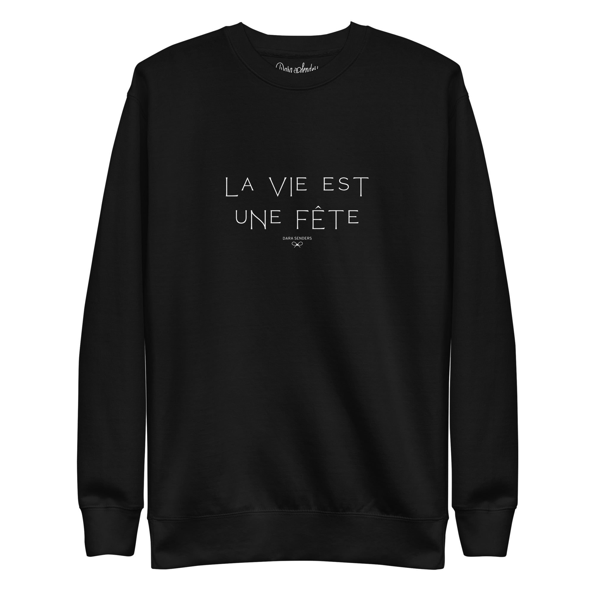 LIFE IS A PARTY • EMBROIDERED PULLOVER by DARA SENDERS
