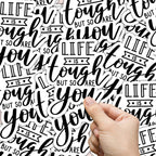 Life is Tough but So Are You Sticker by SheMugs