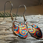 Lifeforce Celtic Spiral Copper Earrings Dangle Earrings La Vie Bien Lifeforce Celtic Spiral Copper Earrings