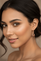 Lifeforce Celtic Spiral Copper Earrings Dangle Earrings La Vie Bien Lifeforce Celtic Spiral Copper Earrings