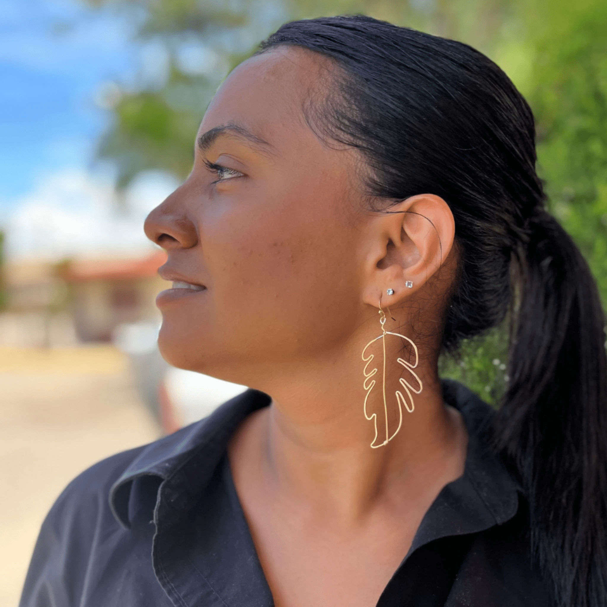 Light as a Feather earrings by Alegria Accessories Inc