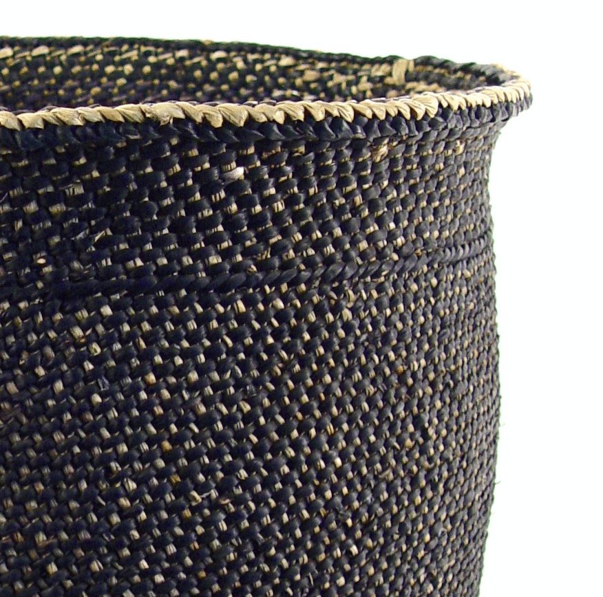 Light Black Iringa Baskets La Vie Bien Light Black Iringa Baskets