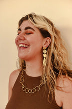 Light Loop Brass Chain Necklace