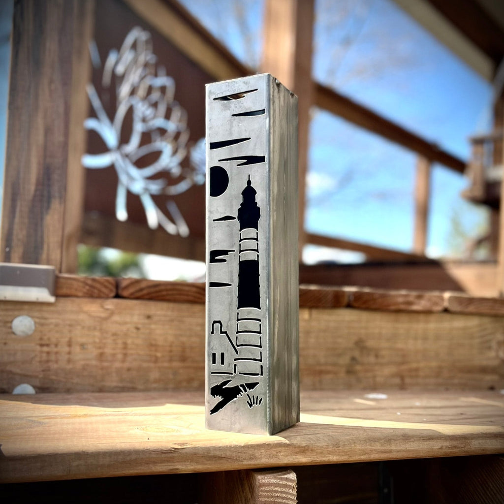 Lighthouse Solar Tube Light - Steel