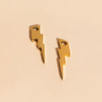 Lightning Bolt Huggie Hoop Charms by Oh Clementine