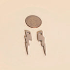 Lightning Bolt Huggie Hoop Charms by Oh Clementine