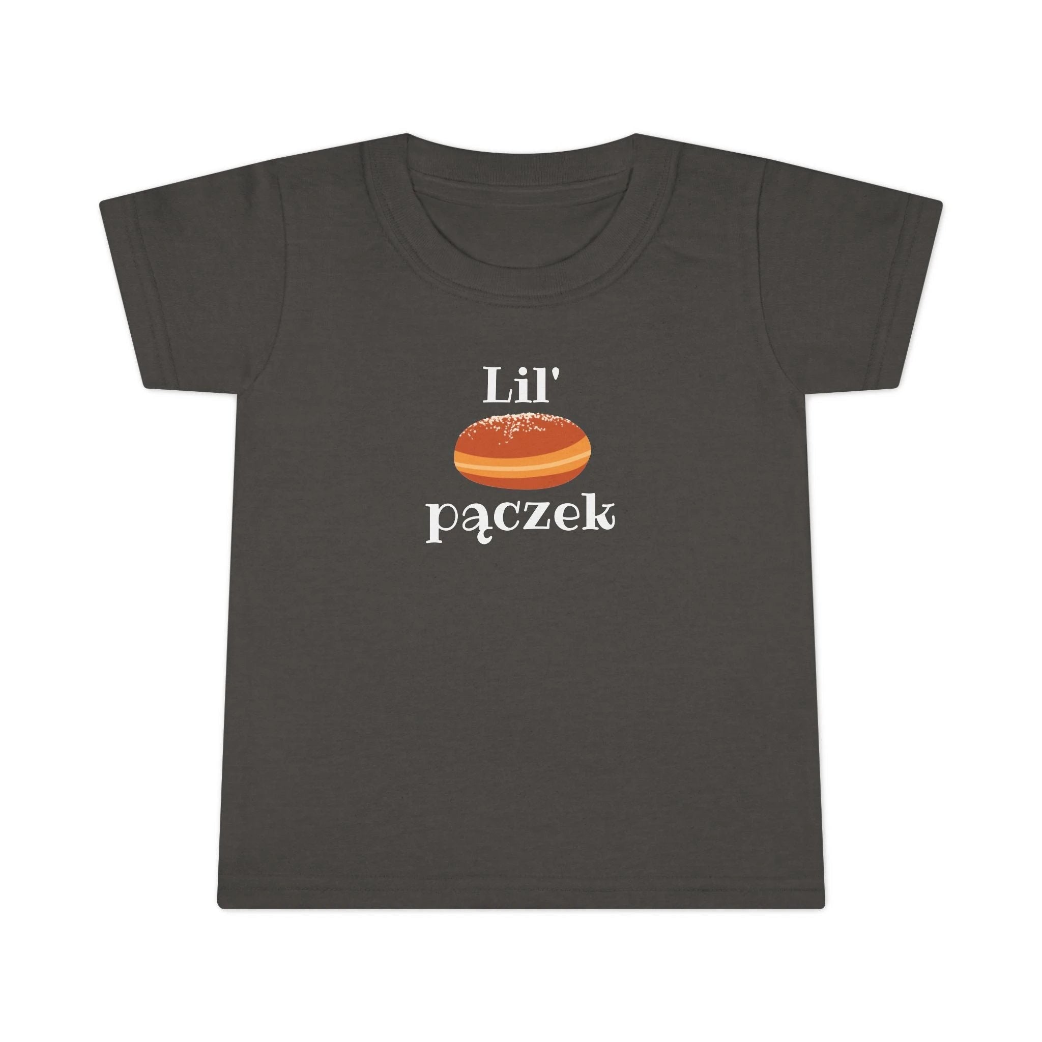 Lil' pączek Toddler T-shirt, cute Polish paczki tee