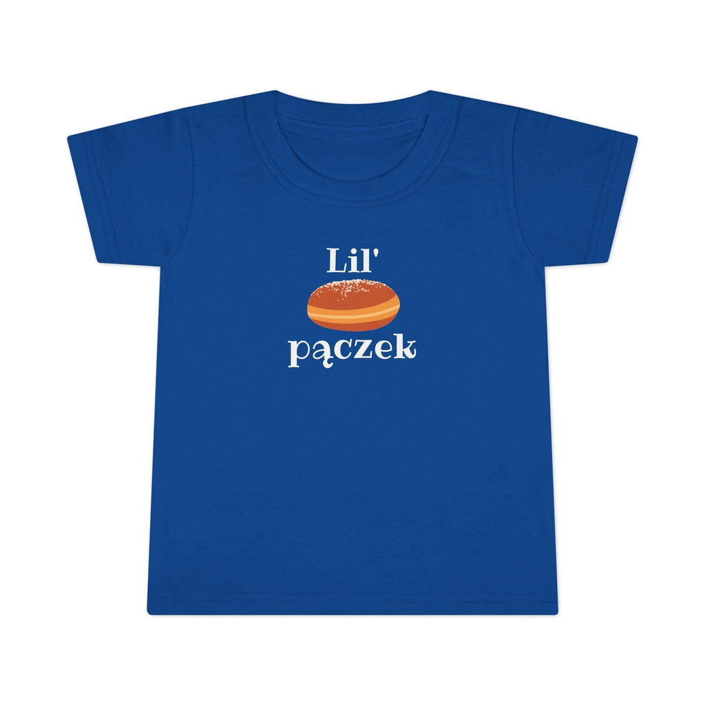 Lil' pączek Toddler T-shirt, cute Polish paczki tee