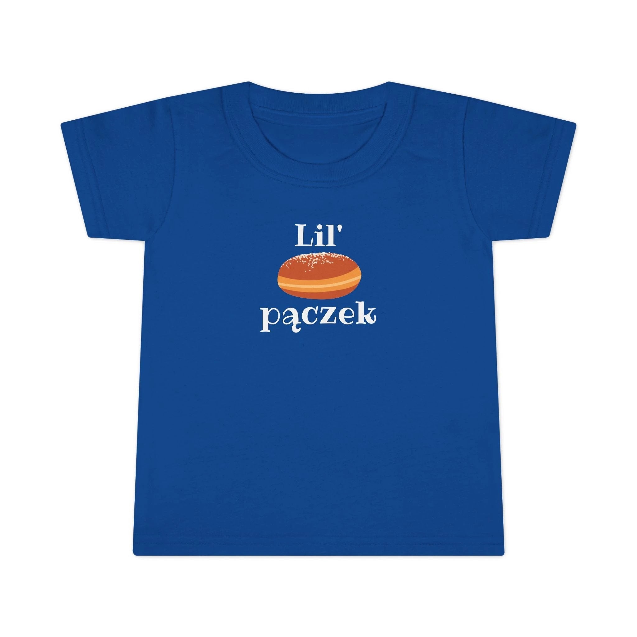 Lil' pączek Toddler T-shirt, cute Polish paczki tee