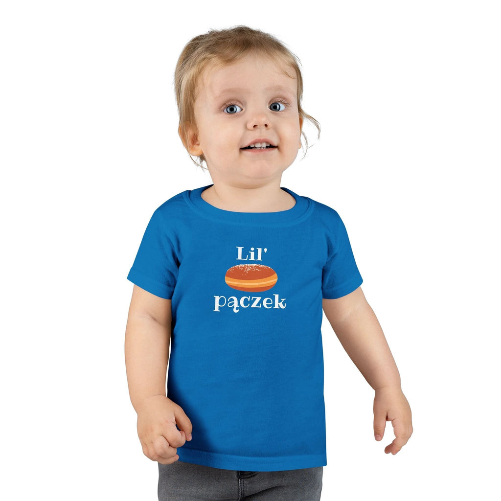Lil' pączek Toddler T-shirt, cute Polish paczki tee