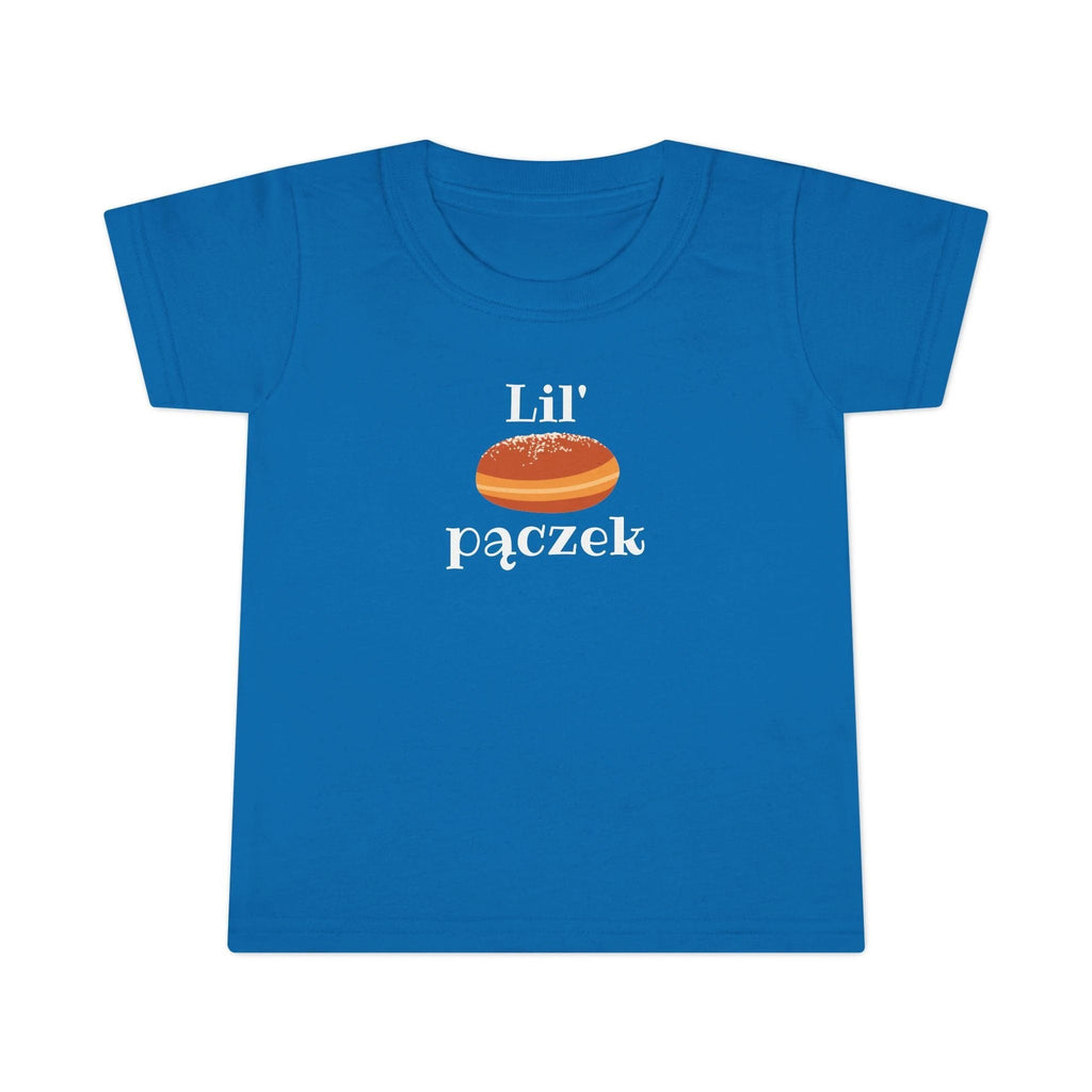 Lil' pączek Toddler T-shirt, cute Polish paczki tee