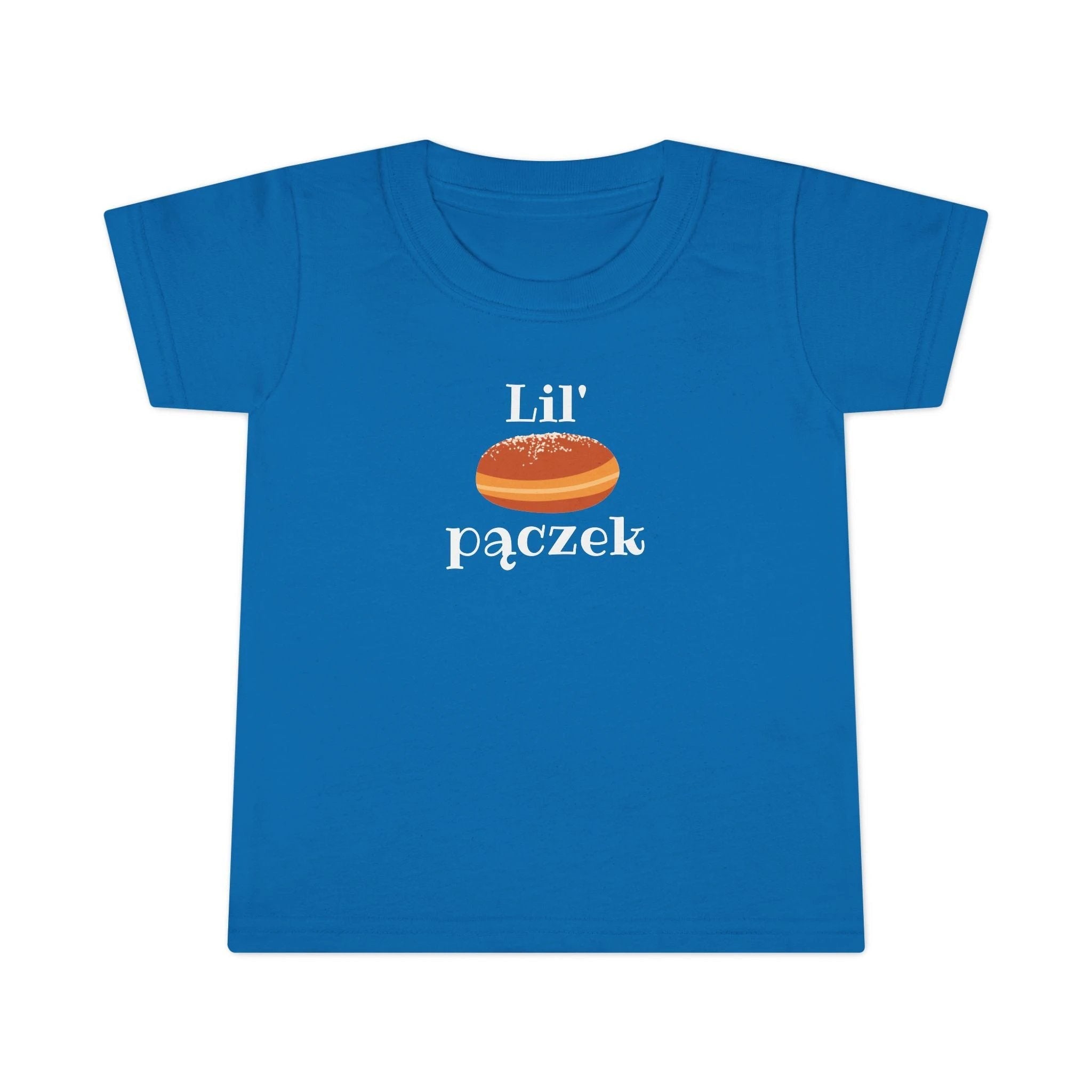 Lil' pączek Toddler T-shirt, cute Polish paczki tee