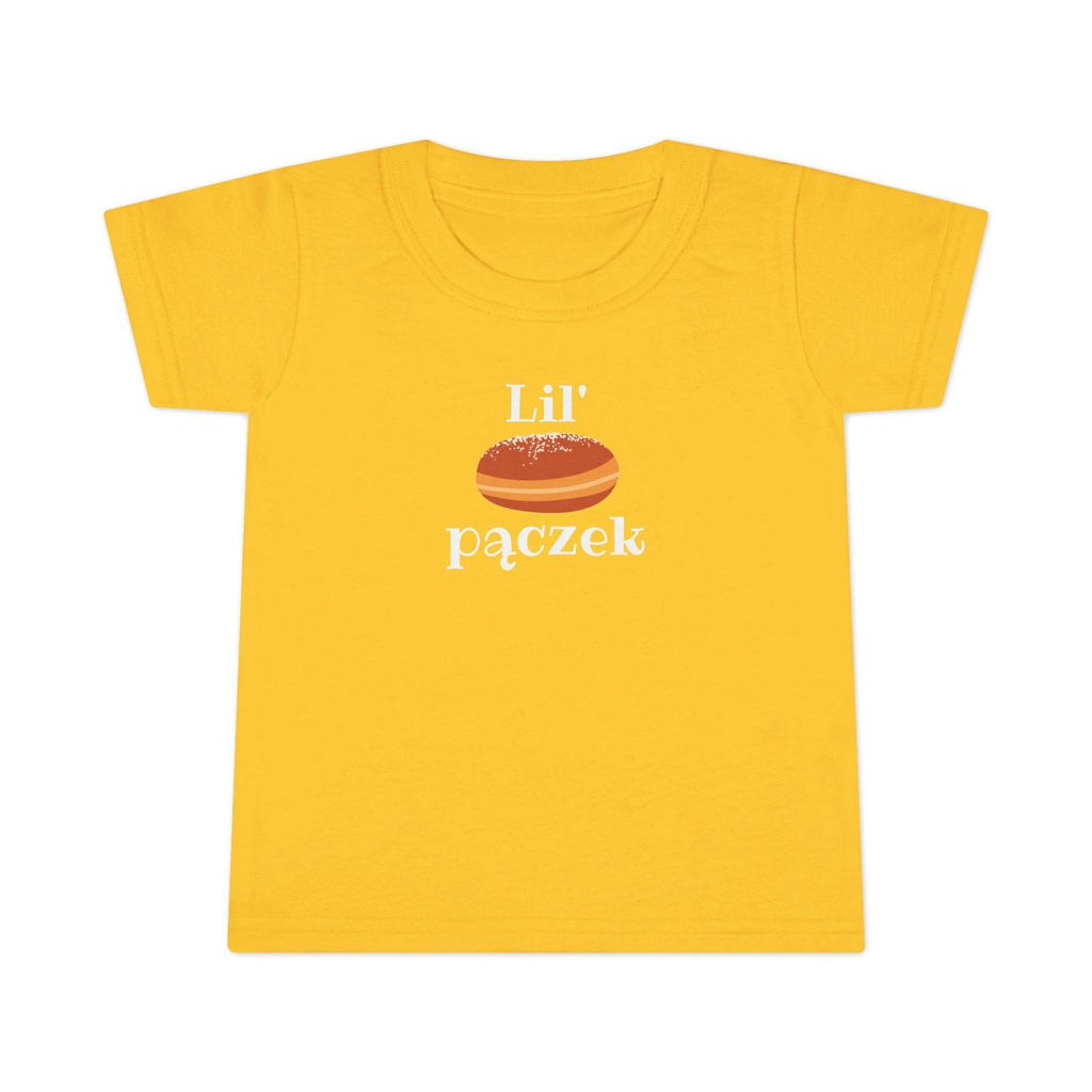 Lil' pączek Toddler T-shirt, cute Polish paczki tee
