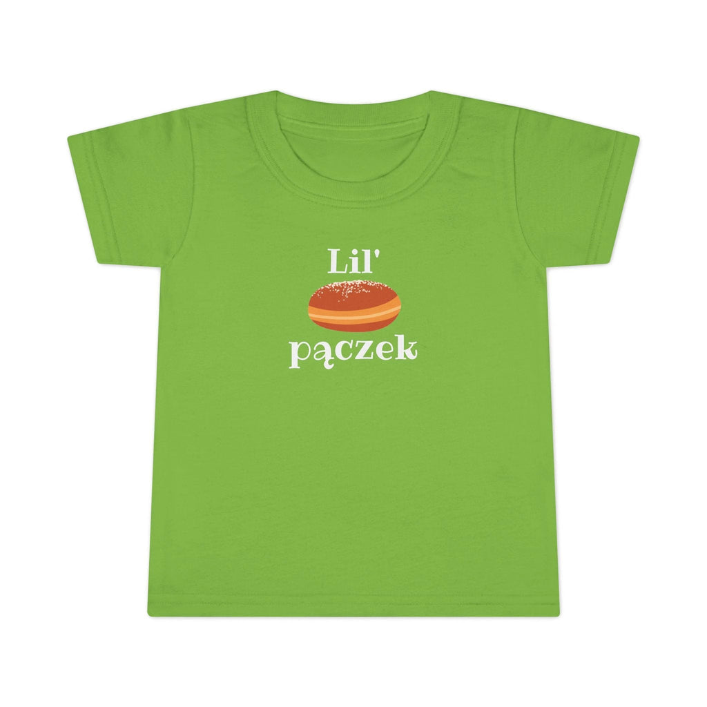 Lil' pączek Toddler T-shirt, cute Polish paczki tee