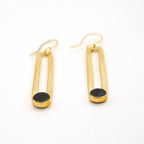 Lila Crosby Drop Hoops Earring Earrings La Vie Bien Lila Crosby Drop Hoops Earring
