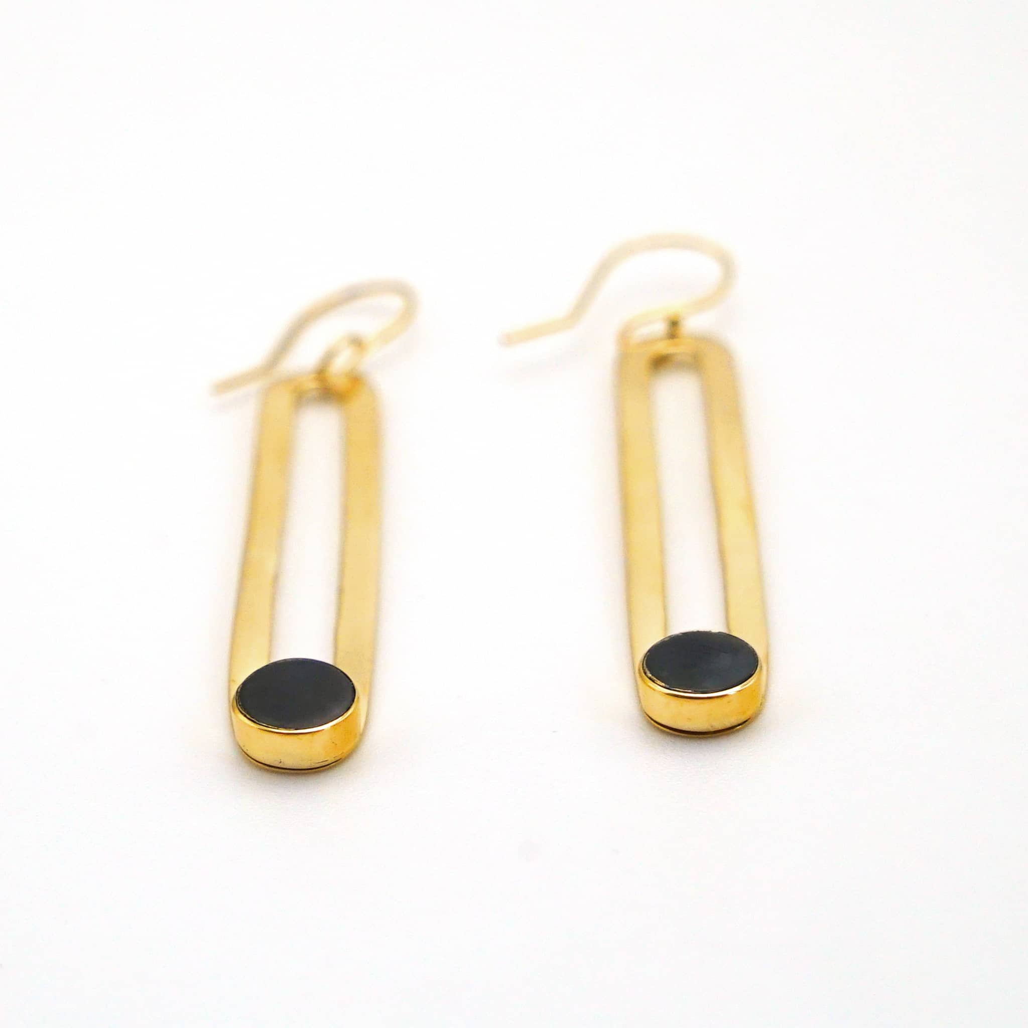Lila Crosby Drop Hoops Earring Earrings La Vie Bien Lila Crosby Drop Hoops Earring