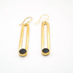 Lila Crosby Drop Hoops Earring Earrings La Vie Bien Lila Crosby Drop Hoops Earring