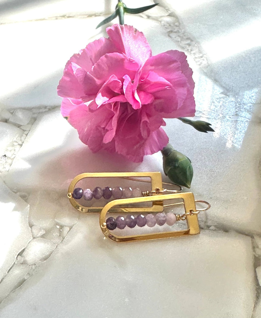 Lilac Ombre Earrings