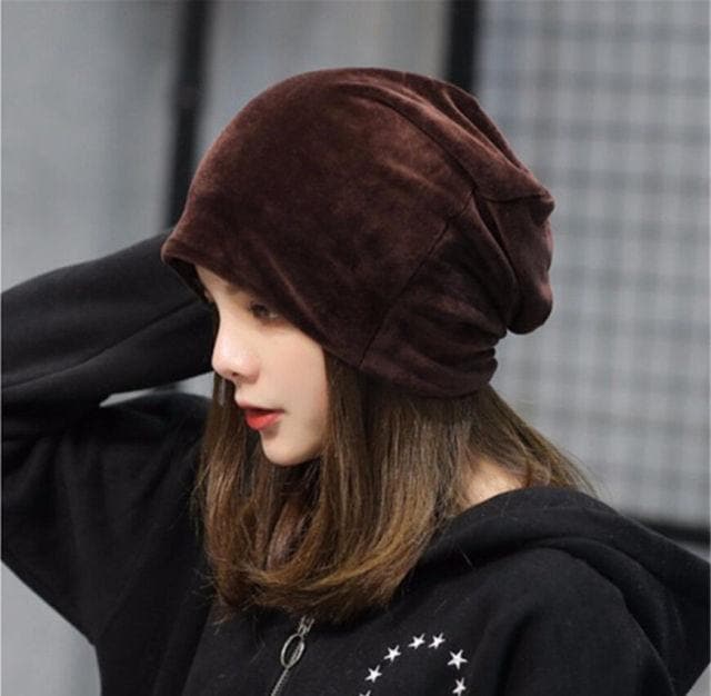Lilian Velvet Beanie Hat