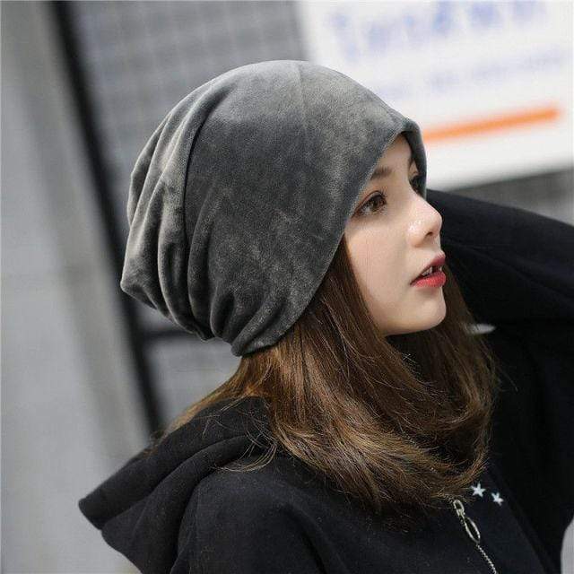 Lilian Velvet Beanie Hat