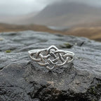 Lilou Celtic Knot Ring in Sterling Silver Ring La Vie Bien Lilou Celtic Knot Ring in Sterling Silver