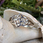 Lilou Celtic Knot Ring in Sterling Silver Ring La Vie Bien Lilou Celtic Knot Ring in Sterling Silver