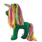 Lily the Unicorn: Repurposed Wool Boho Decor - Mexico Decor La Vie Bien Lily the Unicorn: Repurposed Wool Boho Decor - Mexico